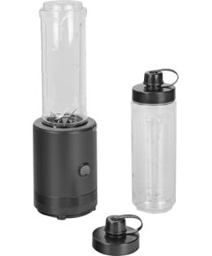 WMF KÜCHENminis Smoothie-to-go, Deep Black, Stand mixer (black (matt), 300 watts, container 0.6 liters) Mиксеры