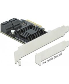 DeLOCK PCIe 5P SATA x4 LP 90498 Jaunumi - Datori