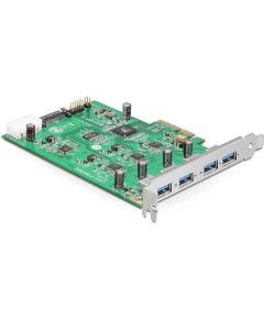 DeLOCK PCIe x4> 4x USB 3.0-A 89325 Jaunumi - Datori