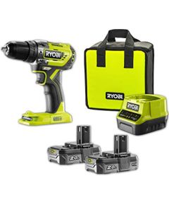 Ryobi Cordless Hammer R18PD5-220S, 18 Volt (green / black, 2x Li-ion battery 2,0Ah) Новинки Для дома и сада 