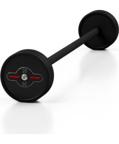 Gumijots svara stienis ar fiksētu svaru 1 gab. 20 kg - Marbo Sport Hanteles  un  komplekti 