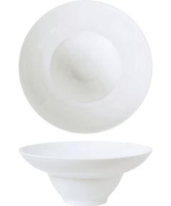 FINE PLUS DZIĻAIS ŠĶĪVIS AR MALU 24CM, BALTS, PORCELĀNS, Leela Baralee Šķīvji