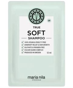 Maria Nila, True Soft, Vegan, Hair Shampoo, Dandruff Control, 12 ml Šampūni