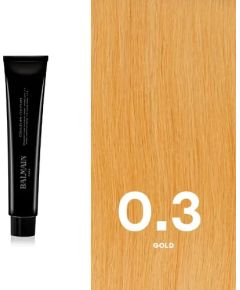 Balmain Professionnel, Couleurs Couture, Hair Colouring Cream Toner, 0.3 Gold, 60 ml Matu kopšana