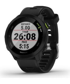 Garmin Forerunner 55, GPS, EU, Black Smart-Watch Pulksteņi