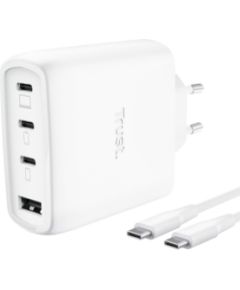 Lādētājs Trust Maxo 65W 4-port GaN White Зарядные устройства