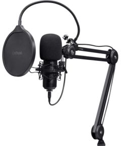Trust GXT 270 Emita II+ Black Podcast microphone Mikrofoni