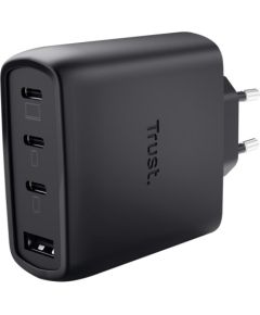 Trust Maxo 65W Universal Black AC Fast charging Indoor Зарядные устройства