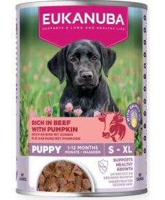 Eukanuba EUK DOG CAN LC PUP AB BEEF&PUMP 400G Suņu barība