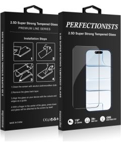 Защитное стекло дисплея Perfectionists 2.5D Super Strong Tempered Glass Apple iPhone 12/12 Pro черное Защитная пленка для экрана