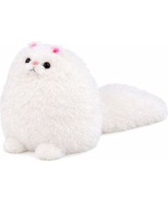 LeanToys Pluszowa Maskotka Przytulanka Duży Kot Z Długim Ogonem Biały 30 x 30 cm Mīkstās rotaļlietas