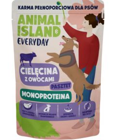 Animal Island ANIMAL ISLAND cielęcina pies 300g Suņu barība