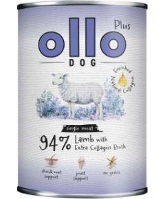 Ollo Ollo Plus Kolagen Jagnięcina 400g puszka dla psa Suņu barība