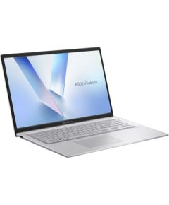 ASUS Vivobook 17 X1704VA-AU1069W Core 5 120U 17.3"FHD IPS-level Panel 60Hz 250nits AG 16GB DDR5 SSD512 Intel Graphics WLAN+BT Cam720p 50WHrs Win11 Cool Silver Portatīvie datori