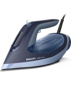 Philips 6000 series DST6120/20 iron Steam iron SteamGlide Plus soleplate 2600 W Blue Gludekļi un sistēmas