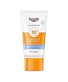 Eucerin Sensitive Protect Sun Cream SPF50+ - Ochranný krém na opalování na obličej 50ml Ķermeņa kosmētika