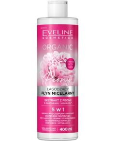 Eveline Cosmetics Organic Peony Micellar Water - Odličovací micelární voda pro všechny typy pleti 400ml Smaržas - NESAKĀRTOTS