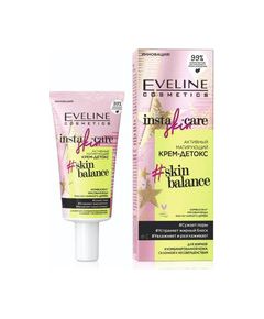 Eveline Cosmetics Insta Skin Care Skin Balance Mattifying And Detoxifying Face Cream 50ml Sejas kopšana