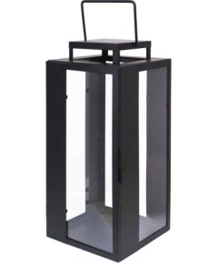 Artflow Laterna metāla Riga 20x20x35cm, melna Āra apgaismojums