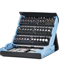 Hazet SmartCase bit set 2200SC-3, 96 pieces (black/blue, 1/4 ) Новинки Для дома и сада 