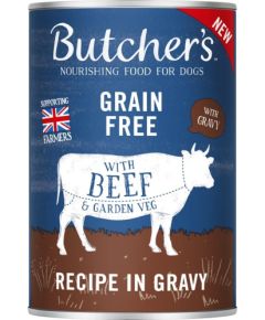 BUTCHER'S Original Recipe in gravy Beef - Wet dog food - 400 g Suņu barība