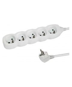 Esperanza ELK207W power extension 1.5 m 5 AC outlet(s) Indoor White Strāvas pagarinātāji