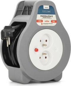 Montis Przedłużacz domowy zwijany 10m MT189 2 AC outlet(s) Strāvas pagarinātāji