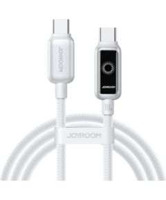 USB кабель Joyroom S-A55 USB-C to USB-C 100W 1.2m белый Дата USB-кабели