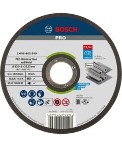Abrazīvais griešanas disks Bosch 2608626113; 125x22,23x1,0 mm; 100 gab. Dažādi diski