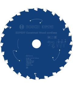 Griešanas disks kokam Bosch 2608902210; 165x20x1,0 mm; Z24 Zāģripas