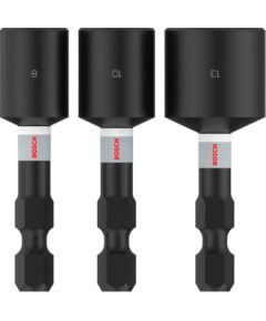 Uzgriežņu galviņu komplekts Bosch 2608521U64; 1/4''; 8-13 mm; 3 gab. Mehāniskie instrumenti