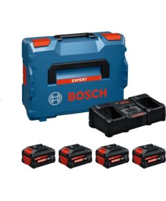 Piederumu komplekts Bosch 1600A0373Y; 18 V; 2x5,5/8,0 Ah; Li-ion Akumulatori