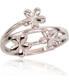 Sudraba gredzens #2101631(PRh-Gr), Sudrabs 925°, rodijs (pārklājums), Izmērs: 17, 2.2 gr. Sieviešu