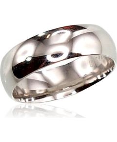 Sudraba laulību gredzens #2100711(PRh-Gr), Sudrabs 925°, rodijs (pārklājums), Izmērs: 20.5, 4.7 gr. Laulību