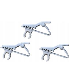 CKMOVA CKMOVA AC-MCW- klipsy do mikrofonów lavalier (białe) Jaunumi - Audio-Video