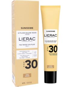 Lierac Paris Lierac Sunissime The Tinted Velvety Sun Fluid SPF30 40 ml Ķermeņa kosmētika