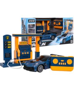 RoGer R/C Vehicle Sports Tālvadības automašīna ar degvielas uzpildes staciju Radio vadāmās rotaļlietas (RC)