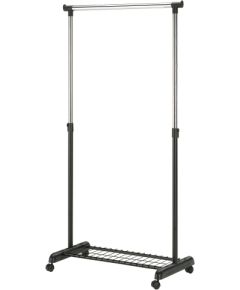 Стойка для одежды FRANK 83x43xH93,5-168cм,  чёрный/хром Новинки Для дома и сада 