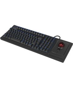 Keysonic KSK-8202ELU-T (black, DE layout) Klaviatūras