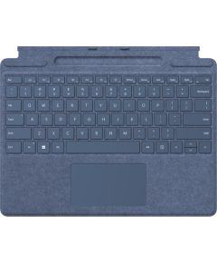 Microsoft Surface Pro Keyboard with Pen Storage (Blue, DE Layout, for Surface Pro (11th Edition)/10 for Business/9/8) Klaviatūras