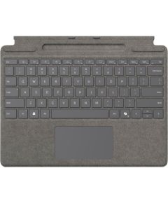 Microsoft Surface Pro Keyboard with Pen Storage for Business (platinum, DE layout, for Surface Pro 10/9/8/X for Business) Клавиатуры
