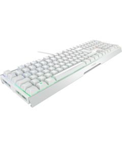 XTRFY MX 3.1 (white/silver, DE layout, Cherry MX2A Brown) Klaviatūras