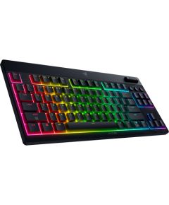 BlackWidow V4 Low-Profile TKL HyperSpeed ??(black, DE layout, Razer Low-Profile Orange) Klaviatūras