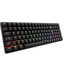 Sharkoon SKILLER SGK50 S2 PBT (black, DE layout, Gateron G Pro 3.0 Yellow) Klaviatūras