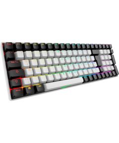 Sharkoon SKILLER SGK50 S2 (white, DE layout, Gateron Brown) Klaviatūras