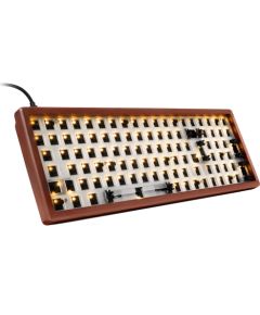 Sharkoon SKILLER SGK50 S2 Wood Barebone (wood) Klaviatūras