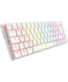 Sharkoon PureWriter W65 (white, DE layout, Kailh Choc V2 Low Profile Red) Klaviatūras