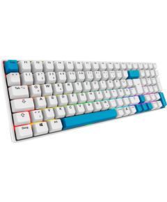Sharkoon SKILLER SGK50 S2 PBT (white, DE layout, Gateron G Pro 3.0 Yellow) Klaviatūras