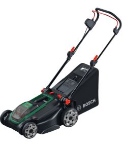 Bosch Powertools cordless lawnmower Rotak18V2-43, 36 volts (2x18V) (green/black, 2x Li-ion battery 4.0Ah, POWER FOR ALL ALLIANCE) Jaunumi -Dārzam