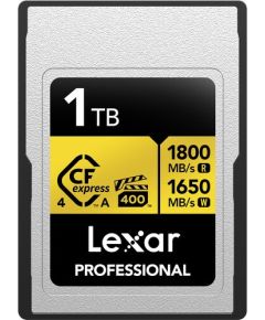 Lexar Карта памяти 1TB Professional GOLD CFexpress 4.0 Type A Карты памяти